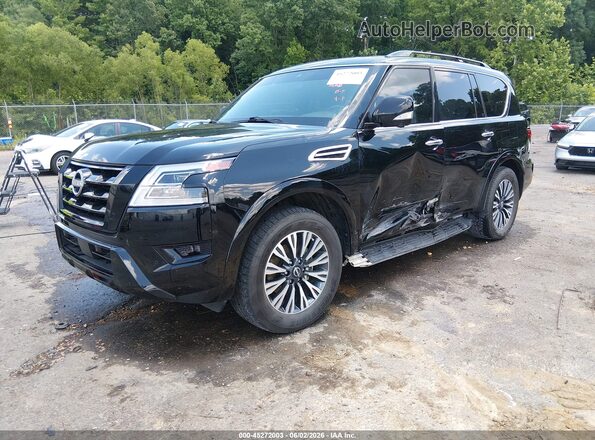 JN8AY2BA2P9405396 2023 NISSAN ARMADA Black Front left