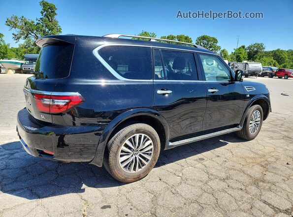 JN8AY2BA3N9392736 2022 NISSAN ARMADA Black Tył prawy