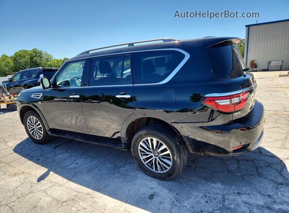 JN8AY2BA3N9392736 2022 NISSAN ARMADA Black Tył lewy