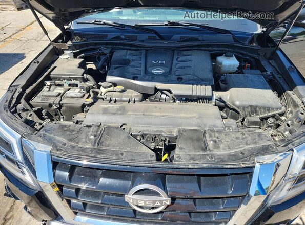 JN8AY2BA3N9392736 2022 NISSAN ARMADA Black Widok komory silnika