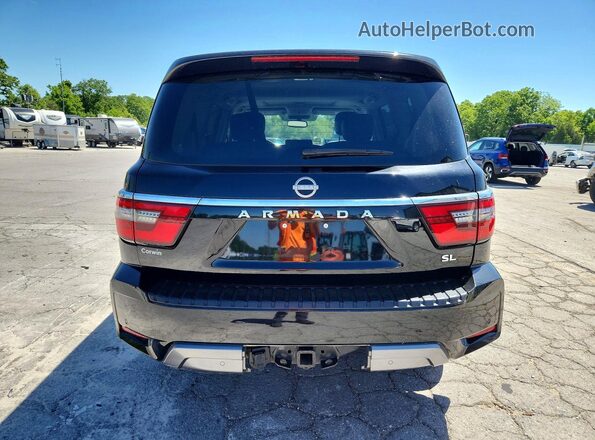 JN8AY2BA3N9392736 2022 NISSAN ARMADA Black Widok z tyłu