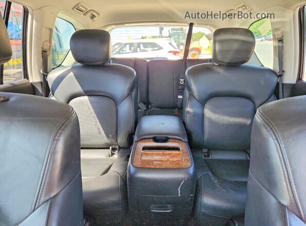 JN8AY2BA3N9392736 2022 NISSAN ARMADA Black Widok tylnych siedzeń