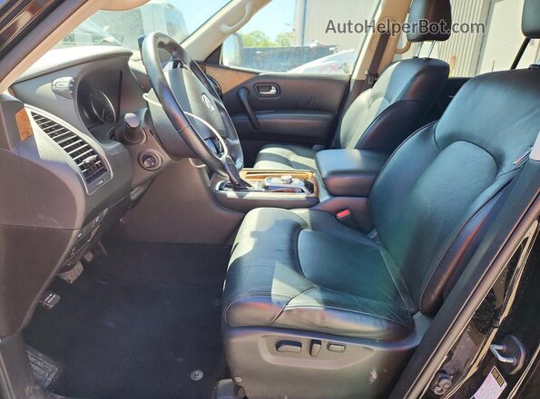 JN8AY2BA3N9392736 2022 NISSAN ARMADA Black Widok wnętrza z przodu