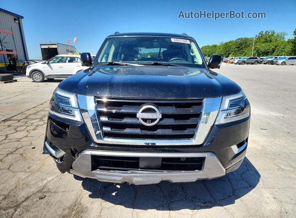 JN8AY2BA3N9392736 2022 NISSAN ARMADA Black Widok z przodu
