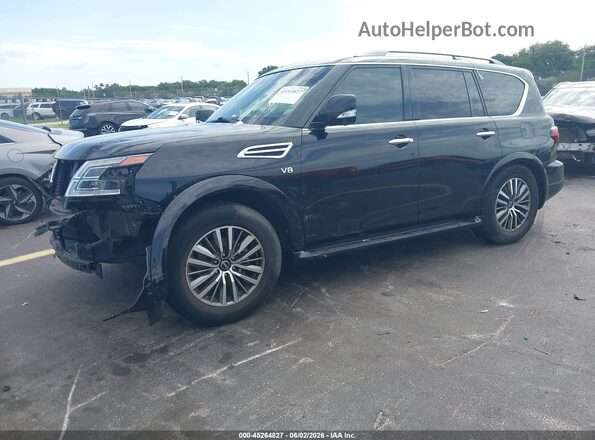 JN8AY2BA4M9371926 2021 NISSAN ARMADA Black Przód lewy