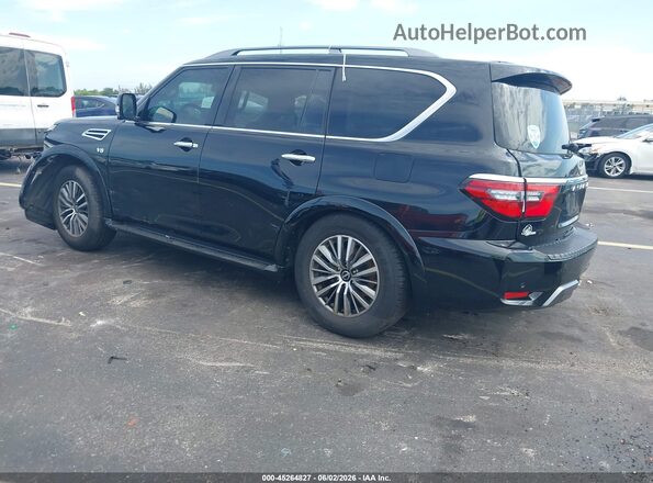JN8AY2BA4M9371926 2021 NISSAN ARMADA Black Tył lewy