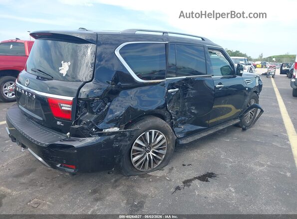JN8AY2BA4M9371926 2021 NISSAN ARMADA Black Tył prawy