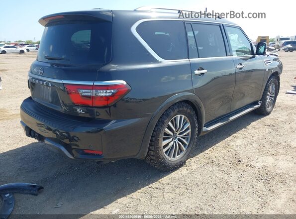 JN8AY2BA5M9371367 2021 NISSAN ARMADA Black Trasero derecho