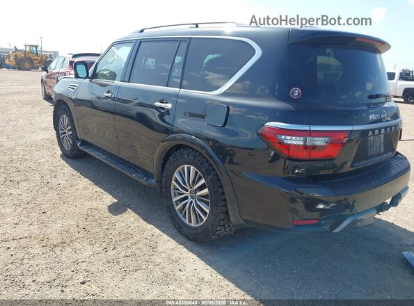 JN8AY2BA5M9371367 2021 NISSAN ARMADA Black Trasero izquierdo