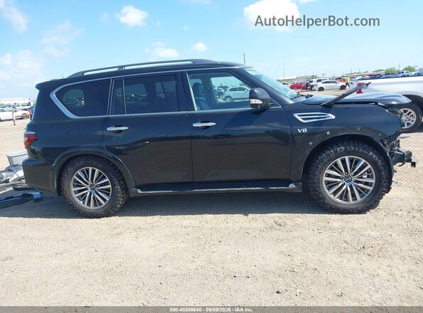 JN8AY2BA5M9371367 2021 NISSAN ARMADA Black Vista interior de 360 grados
