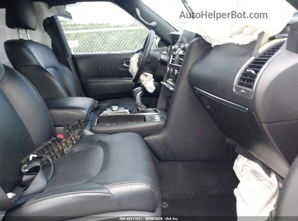 JN8AY2BA6R9415108 2024 NISSAN ARMADA Gray წინა სალონის ხედი