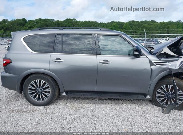 JN8AY2BA6R9415108 2024 NISSAN ARMADA Gray ხელსაწყოთა პანელის ხედი