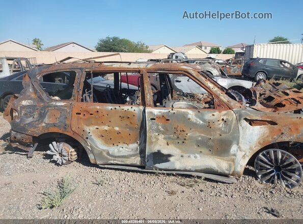 JN8AY2BA7M9370592 2021 NISSAN ARMADA Желтый Вид щитка приборов