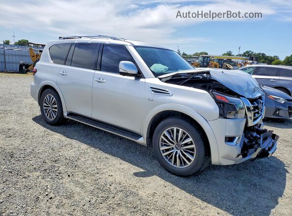 JN8AY2BA8N9390772 2022 NISSAN ARMADA Silver Przód prawy