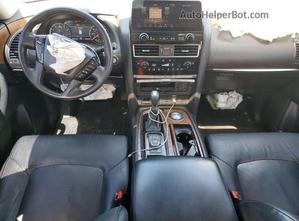 JN8AY2BA8N9390772 2022 NISSAN ARMADA Silver Widok deski rozdzielczej