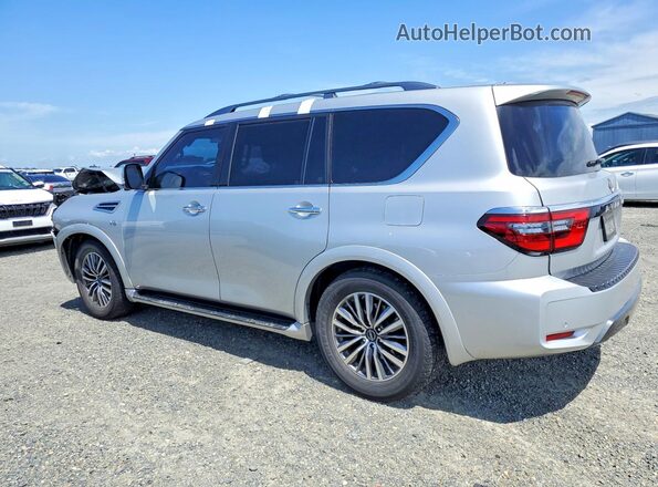 JN8AY2BA8N9390772 2022 NISSAN ARMADA Silver Tył lewy