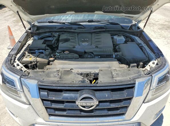 JN8AY2BA8P9403202 2023 NISSAN ARMADA White Вид підкапотного простору