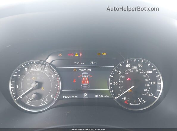 JN8AY2BA9N9393163 2022 NISSAN ARMADA Dark Blue უკანა სავარძლების ხედი