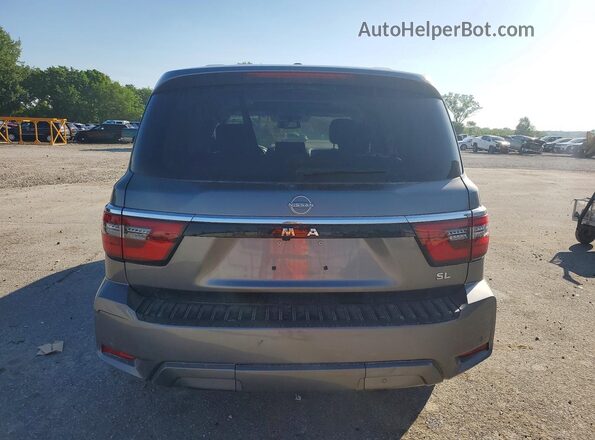 JN8AY2BB0R9853437 2024 NISSAN ARMADA Gray Вид ззаду