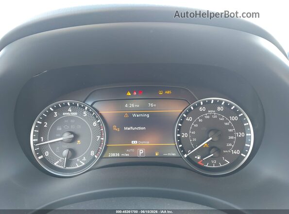 JN8AY2BB3R9854033 2024 NISSAN ARMADA Gray Вид задніх сидінь