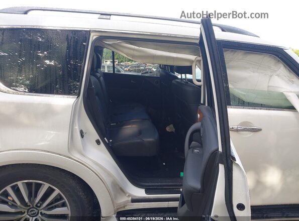 JN8AY2BC0P9183538 2023 NISSAN ARMADA White Widok naklejki z numerem VIN