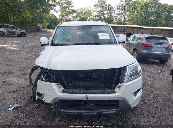 JN8AY2BC0P9183538 2023 NISSAN ARMADA White Widok zestawu wskaźników