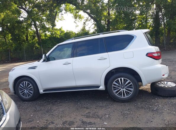 JN8AY2BC0P9183538 2023 NISSAN ARMADA White Widok wnętrza 360 stopni