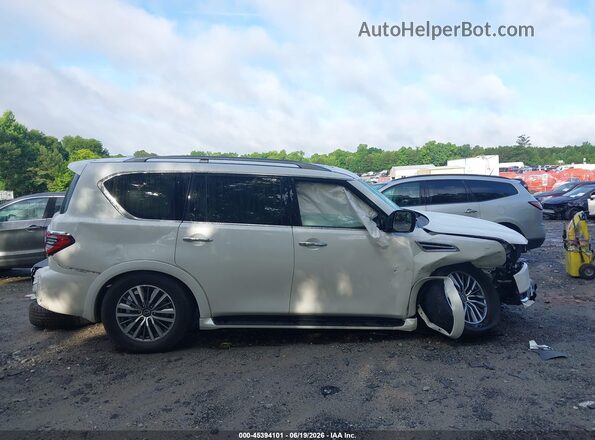 JN8AY2BC0P9183538 2023 NISSAN ARMADA White Widok wnętrza z tyłu