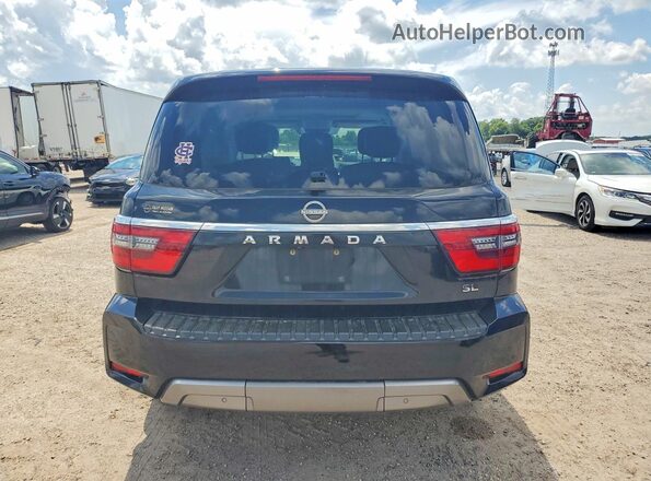 JN8AY2BC1M9146977 2021 NISSAN ARMADA Black Հետևի տեսք