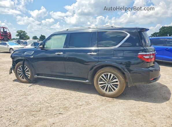 JN8AY2BC1M9146977 2021 NISSAN ARMADA Black Հետևի ձախ