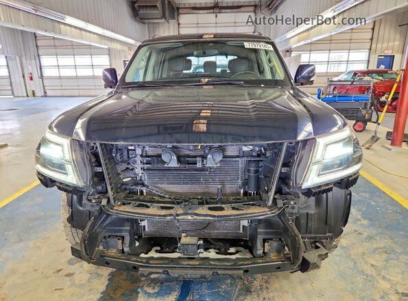 JN8AY2BC2N9162087 2022 NISSAN ARMADA Blue Front view