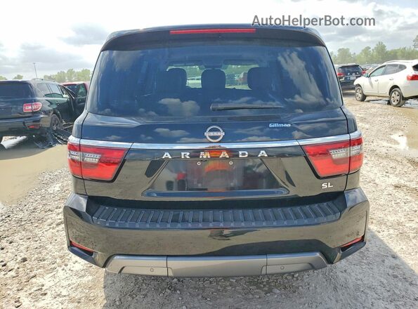 JN8AY2BC3M9145653 2021 NISSAN ARMADA Black Widok z tyłu