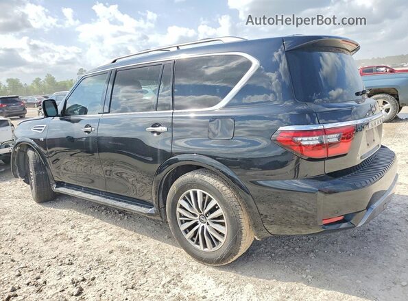 JN8AY2BC3M9145653 2021 NISSAN ARMADA Black Tył lewy