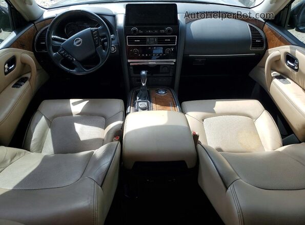 JN8AY2BC3M9145653 2021 NISSAN ARMADA Black Widok deski rozdzielczej
