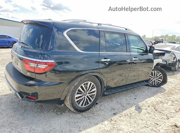 JN8AY2BC3M9145653 2021 NISSAN ARMADA Black Tył prawy
