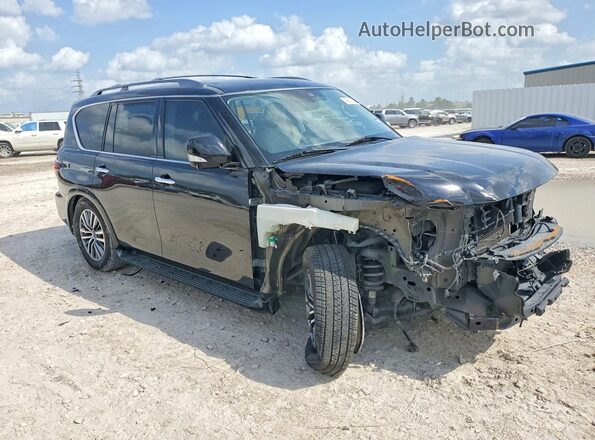 JN8AY2BC3M9145653 2021 NISSAN ARMADA Black Przód prawy