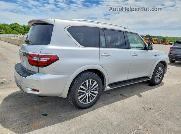 JN8AY2BCXR9196915 2024 NISSAN ARMADA Silver Tył prawy
