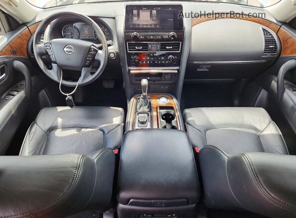 JN8AY2BCXR9196915 2024 NISSAN ARMADA Silver Widok deski rozdzielczej