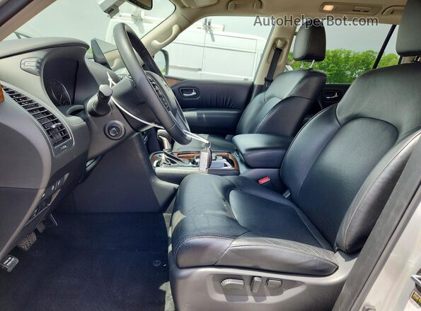 JN8AY2BCXR9196915 2024 NISSAN ARMADA Silver Widok wnętrza z przodu