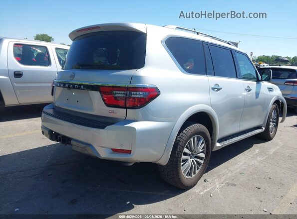 JN8AY2BD9P9690060 2023 NISSAN ARMADA Silver Trasero derecho
