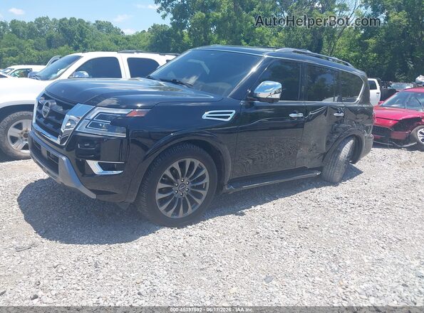JN8AY2CC8P9180532 2023 NISSAN ARMADA Black Передня ліва чверть