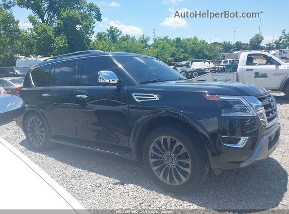 JN8AY2CC8P9180532 2023 NISSAN ARMADA Black Вид задньої частини салону