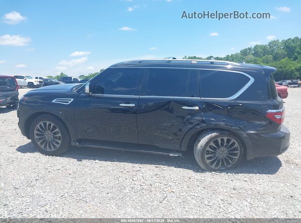 JN8AY2CC8P9180532 2023 NISSAN ARMADA Black Панорамний вид салону 360°