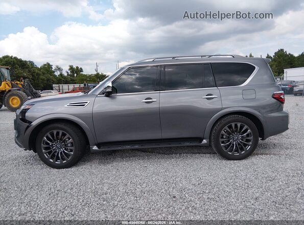 JN8AY2CD6P9694338 2023 NISSAN ARMADA Gray Widok wnętrza 360 stopni