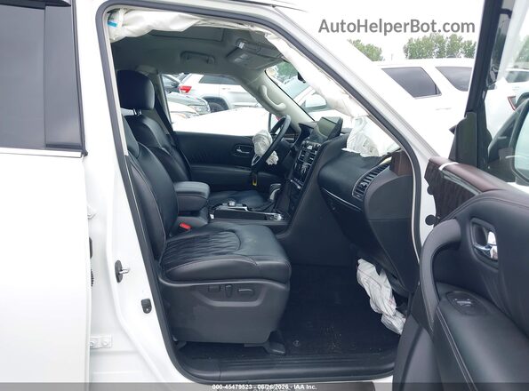JN8AY2CD9P9691126 2023 NISSAN ARMADA White Widok wnętrza z przodu
