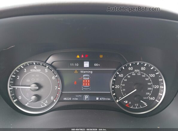 JN8AY2CD9P9691126 2023 NISSAN ARMADA White Widok tylnych siedzeń