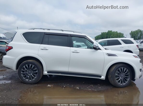 JN8AY2CD9P9691126 2023 NISSAN ARMADA White Widok wnętrza 360 stopni