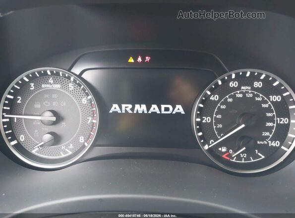 JN8AY2DA2R9418231 2024 NISSAN ARMADA Черный Вид задних сидений