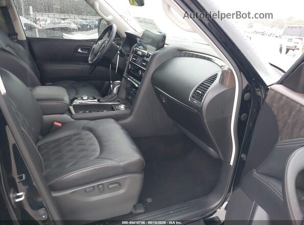 JN8AY2DA2R9418231 2024 NISSAN ARMADA Черный Вид салона спереди