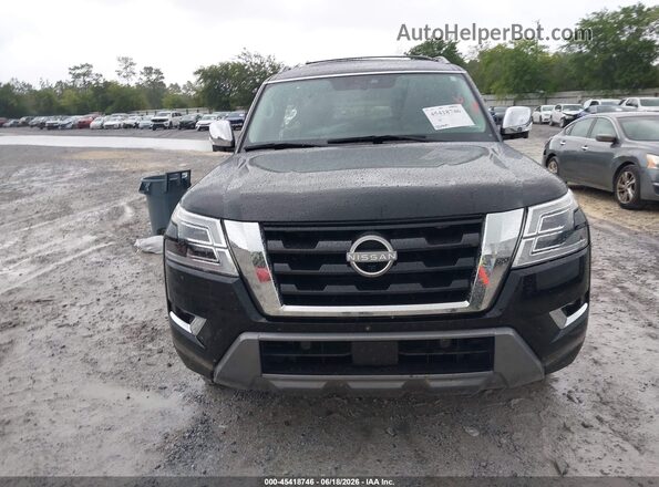 JN8AY2DA2R9418231 2024 NISSAN ARMADA Черный Вид задней части салона